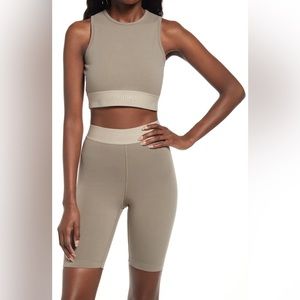 COPY - COPY - 🥳HP🥳NWT FEAR OF GOD ESSENTIAS SPORT STRETCH COTTON TANK & BIKER S…